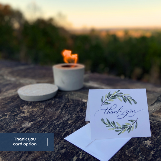 Thank You: Phoenix fire pot set + greeting card