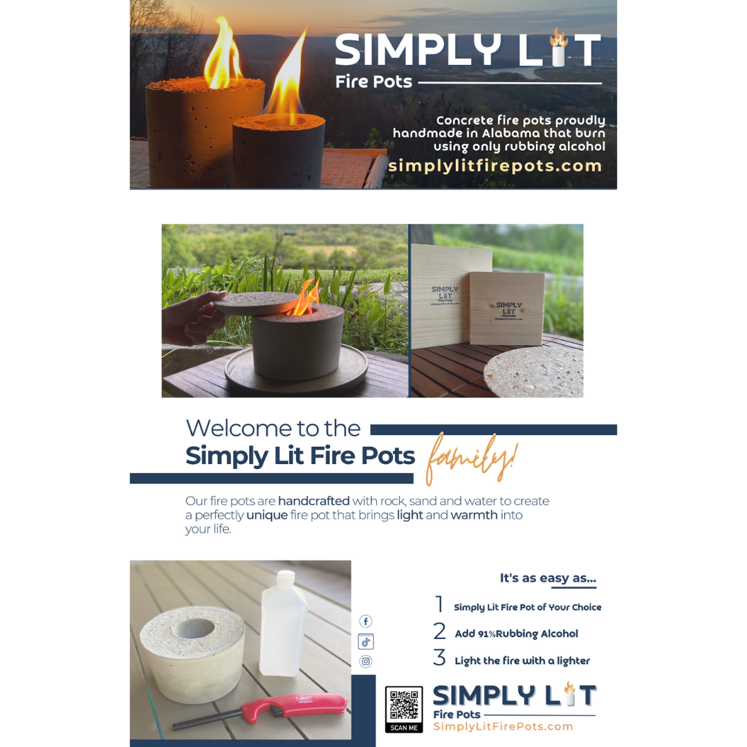 Happy Birthday: Sasquatch fire pot set + greeting card