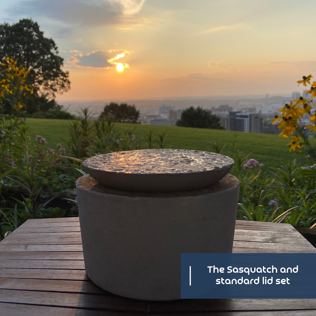 Happy Birthday: Sasquatch fire pot set + greeting card